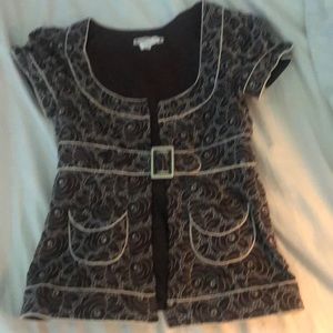 Nanette Lepore brown blouse